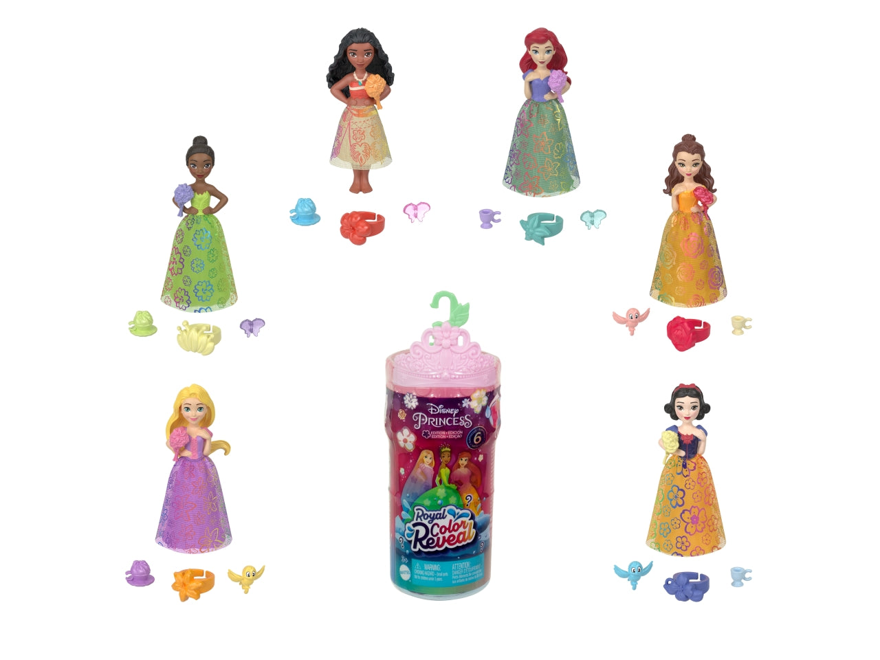Disney princess royal color reveal | Mattel