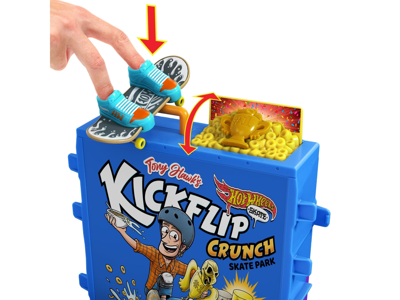 Hotwheels skate box di cereali skate park