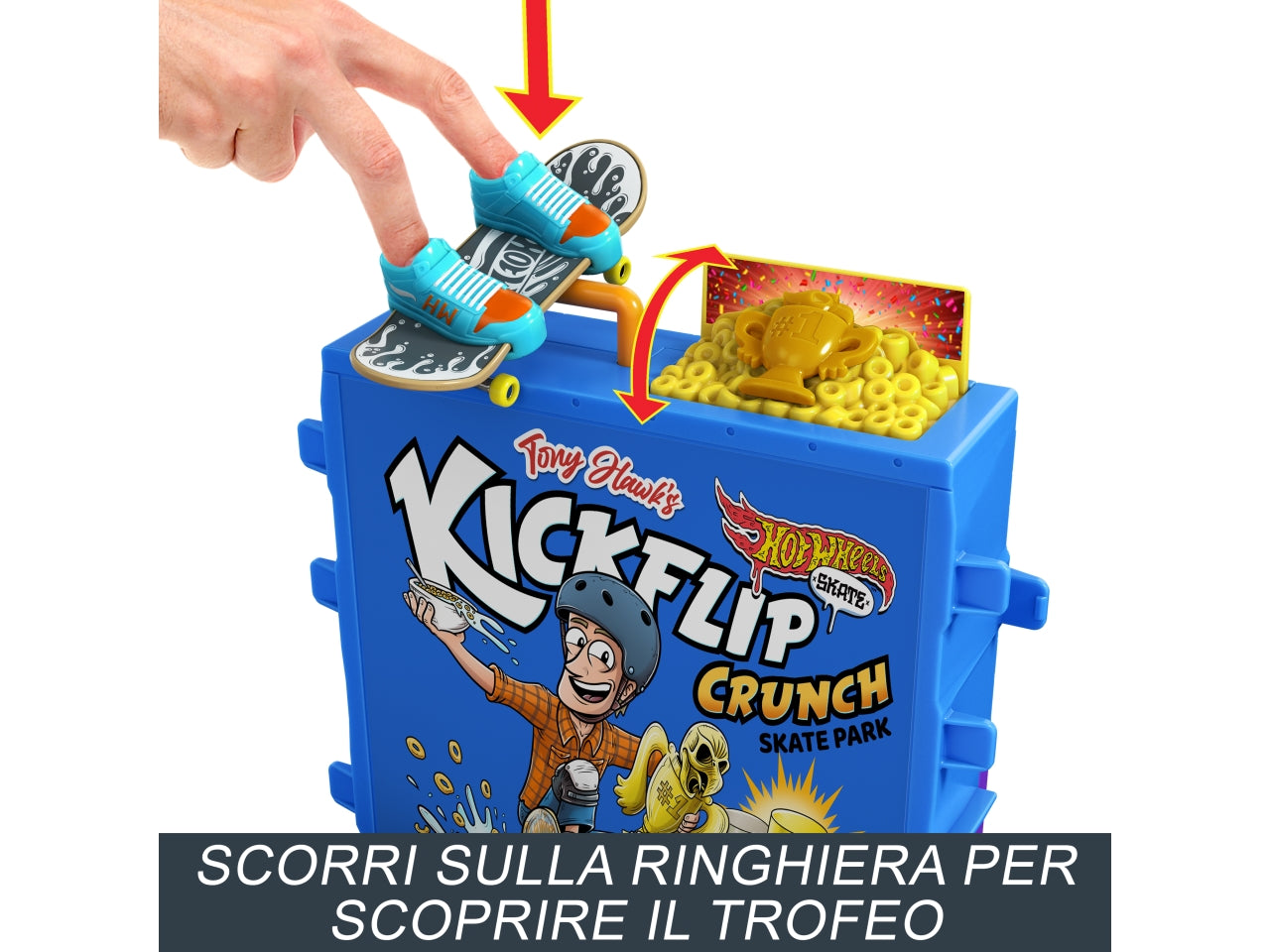 Hotwheels skate box di cereali skate park