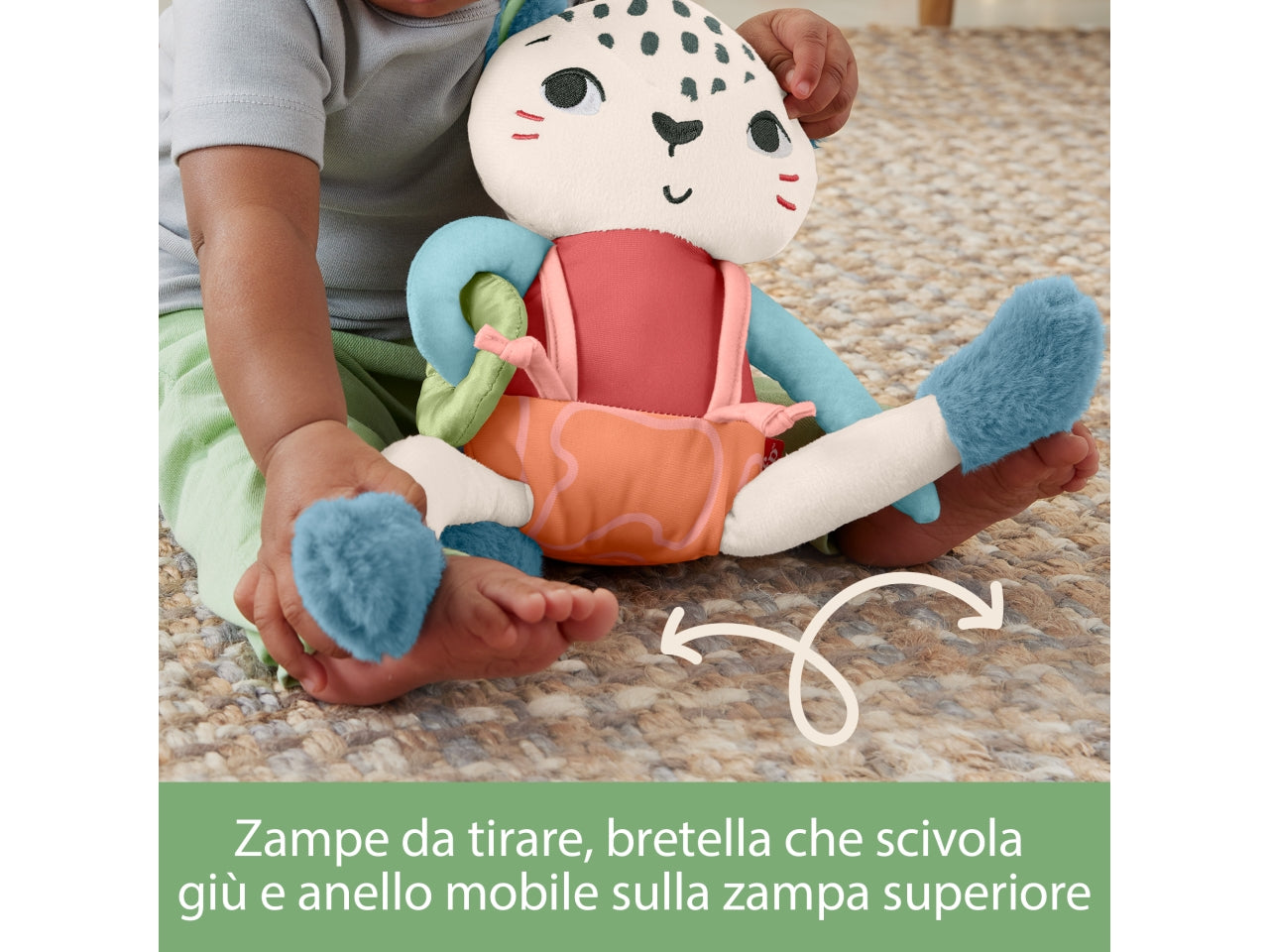 Fisher-price amici del pianeta leopardino scopri e gioca