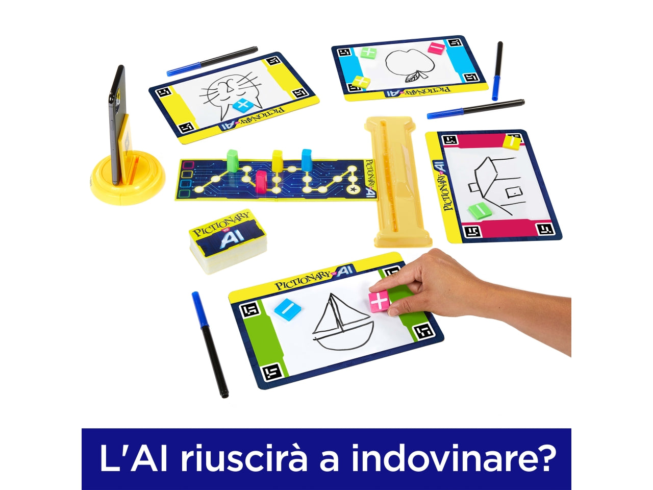 Pictionary vs AI, Lavagnetta da disegni per bambini con IA 8+ Mattel $