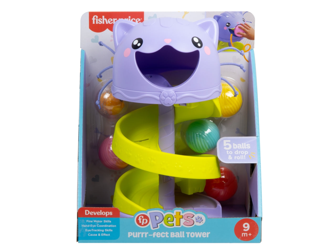 Torre Felix Mangiagomitoli Fisher-Price per Bambini dai 9 Mesi in Su: Divertimento e Sviluppo Motorio - Mattel