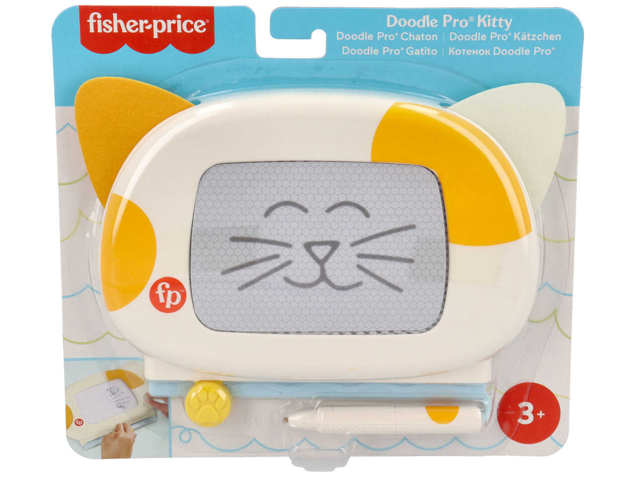 Lavagnetta magnetica per bambini a forma di animali 3+ Fisher-price