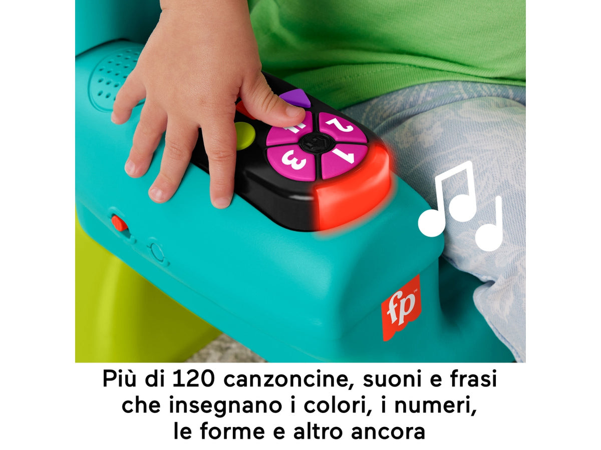 Laugh & Learn, Sedia giocattolo interattiva per bambini 1+ Fisher Price