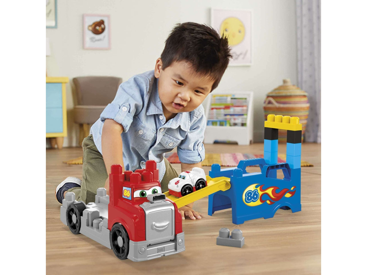 Mega Bloks Autotreno Monta E Sfreccia | Mattel