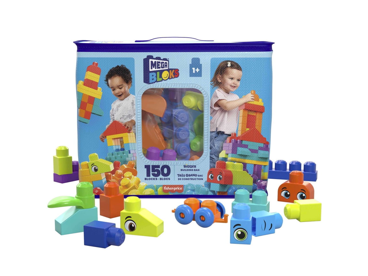 Mega Bloks Sacca Eco Grande 150 Pezzi | Mattel