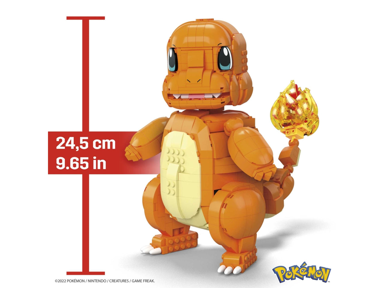 Set di Costruzioni Mega Pokemon Charmander Gigante | Mattel