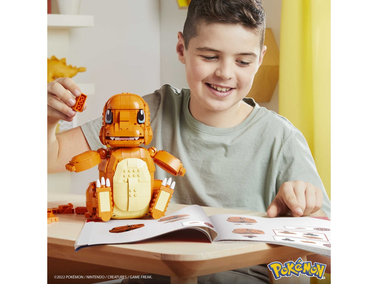 Set di Costruzioni Mega Pokemon Charmander Gigante | Mattel