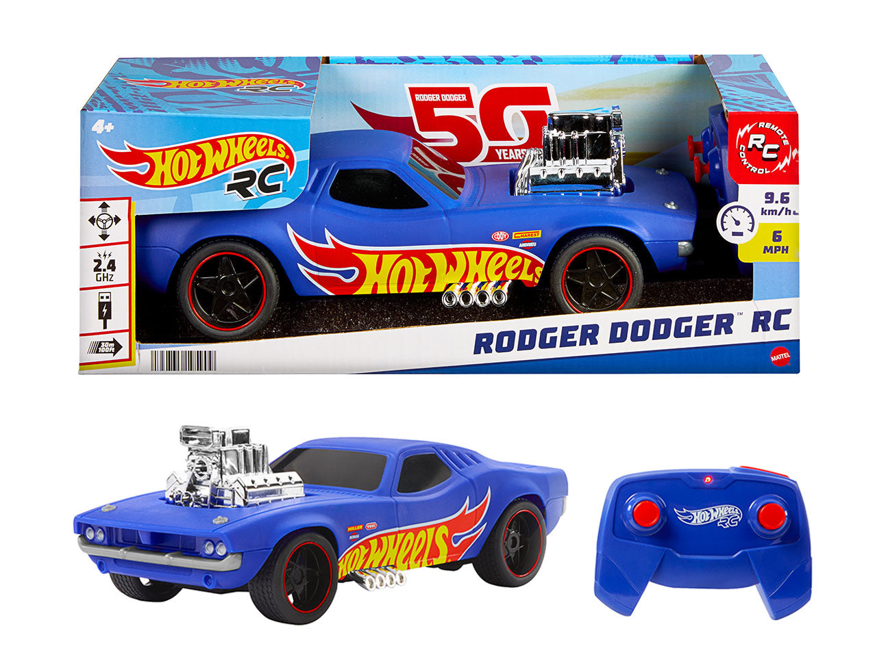 Hot wheels rodger dodger r/c 1:16