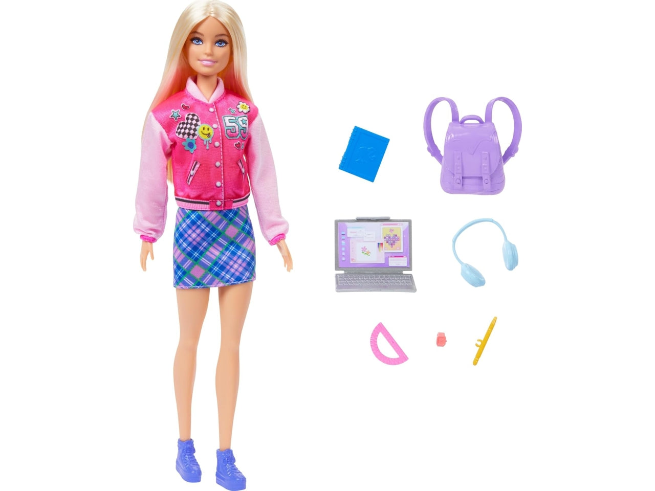 Barbie doll con accessori scuola | Mattel