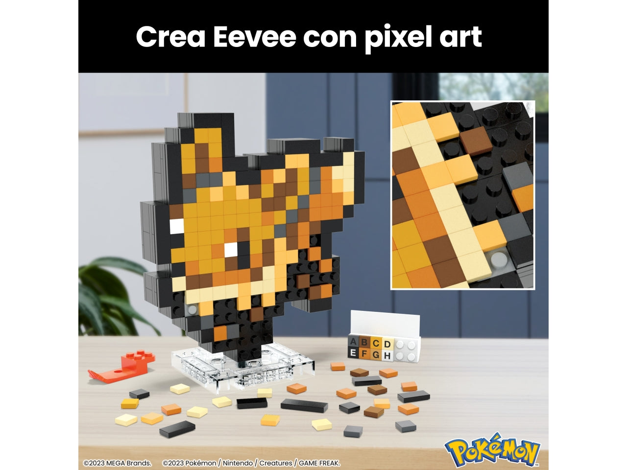 Pokemon eevee pixel art | Mattel