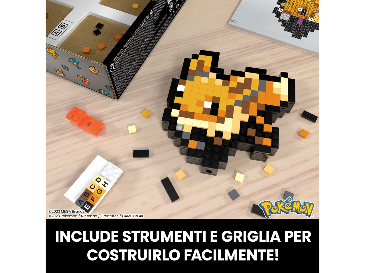 Pokemon eevee pixel art | Mattel