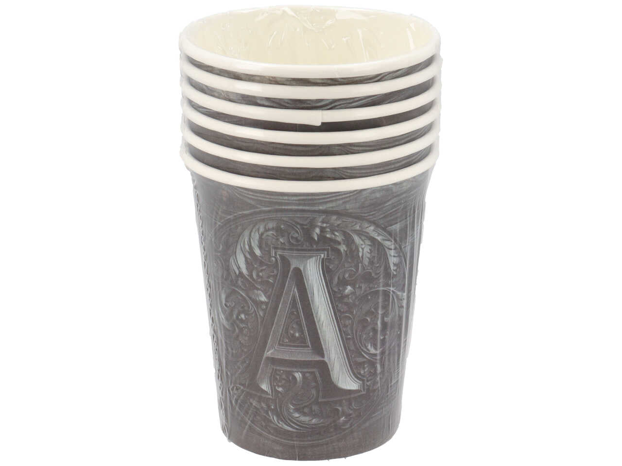 Tazza di cartone con figura di ragazza morta set da 6 tazze