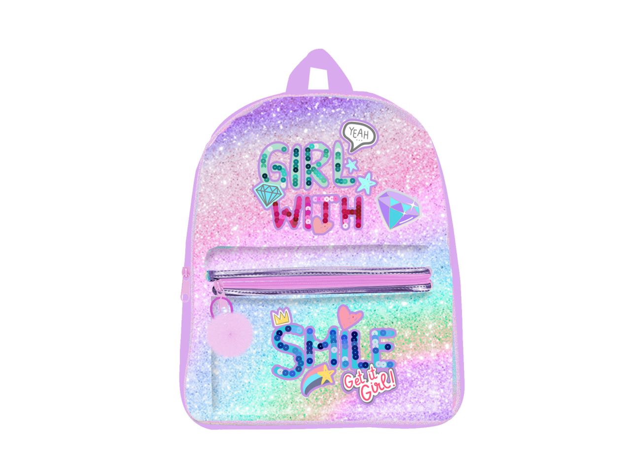 Zaino asilo playtoy glitter$