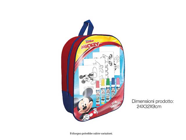 Mickey zaino trasparente con accessori
