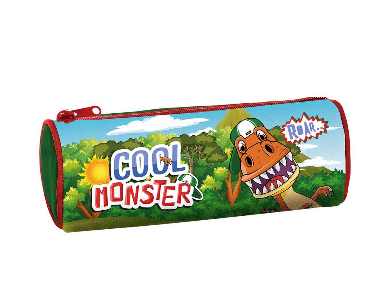 Astuccio ovale rosso in tessuto 23x8x8cm 40 g - 1 astuccio