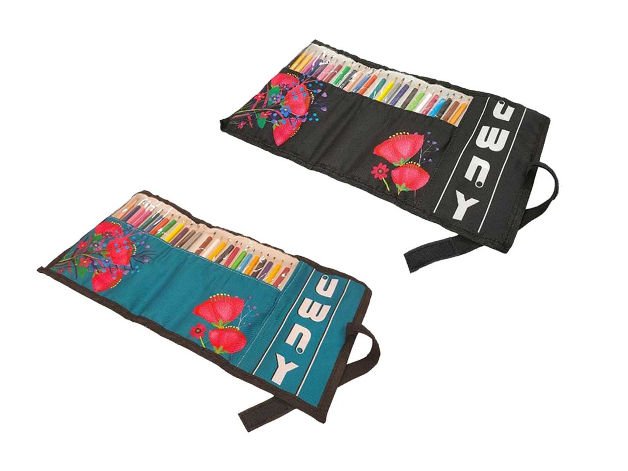 Astuccio nero in tessuto 14x5x4cm 40 g - 1 astuccio