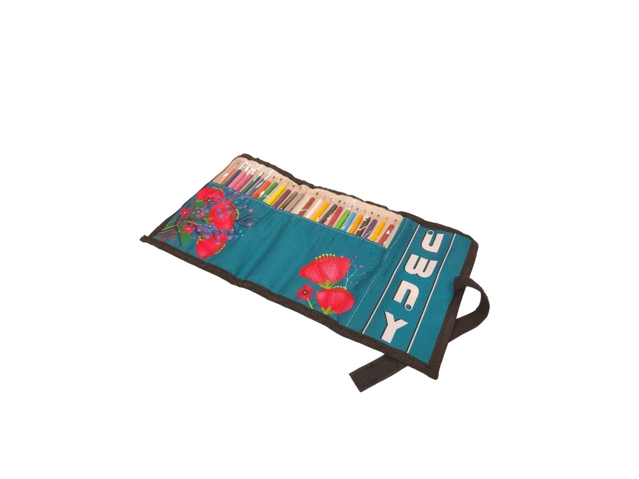 Astuccio nero in tessuto 14x5x4cm 40 g - 1 astuccio