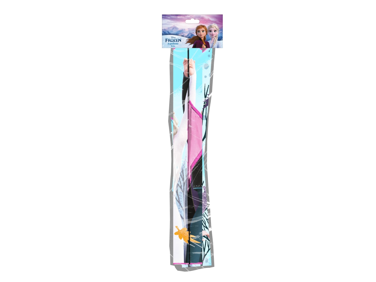 Aquilone per bambina Frozen Disney età 3+ rosa, viola e celeste in plastica 95 cm