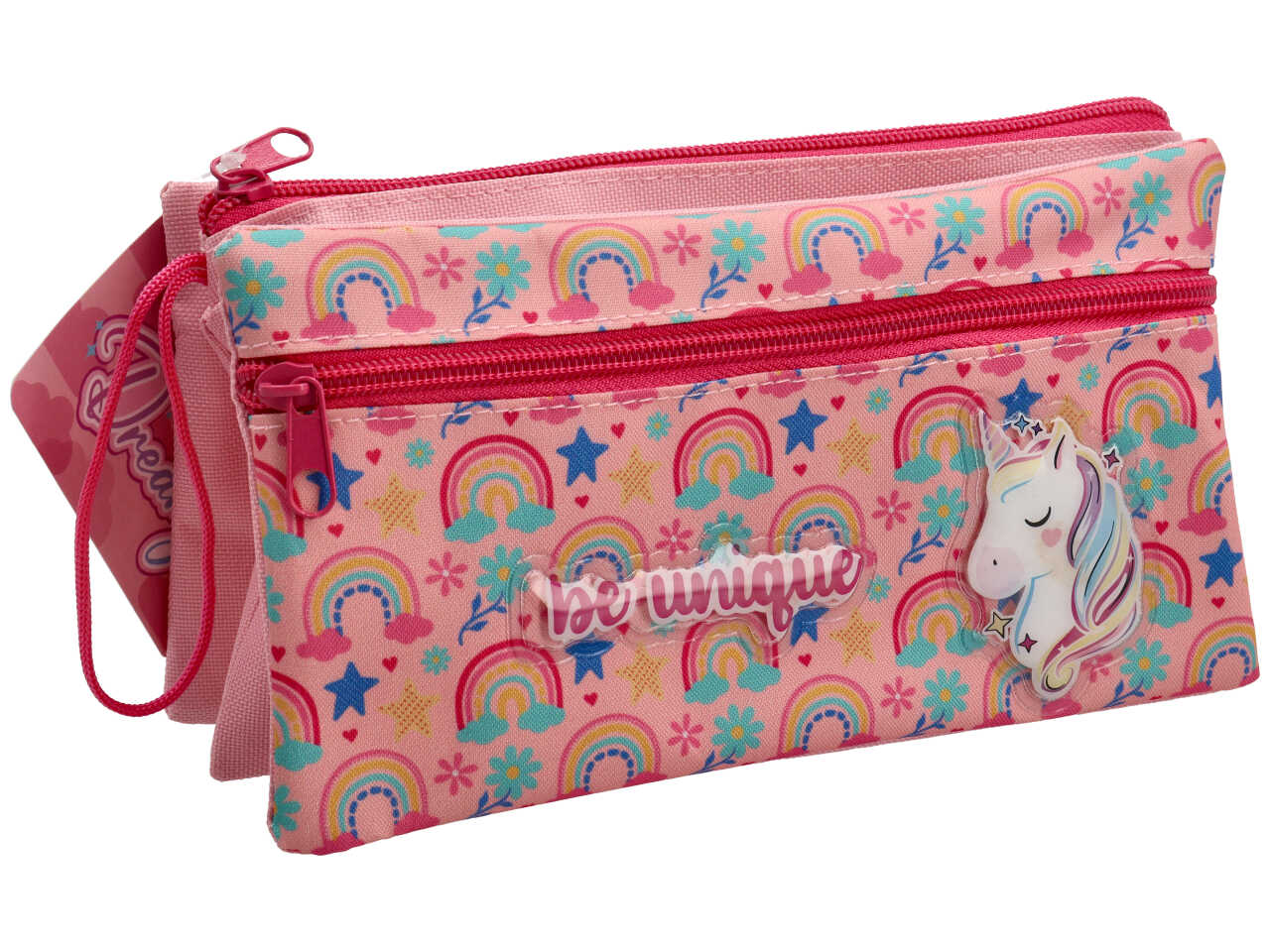 Taschetta dell'unicorno 3 in 1 21x10cm