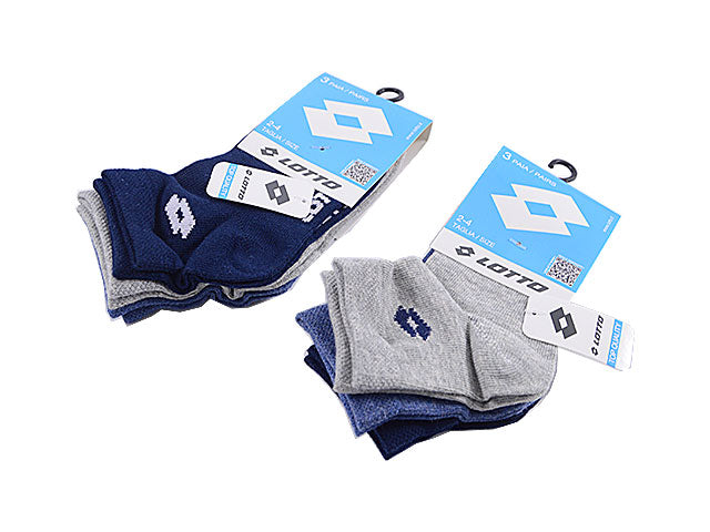 Lotto calza corta 3 paia taglia 2-4 anni assortiti