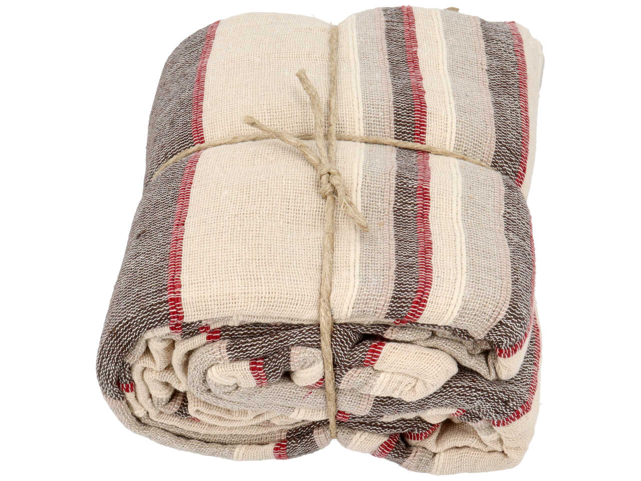 Copriletto telo arredo singolo maxi estivo multicolor etnico in cotone, 170x260 cm - Tre Effe