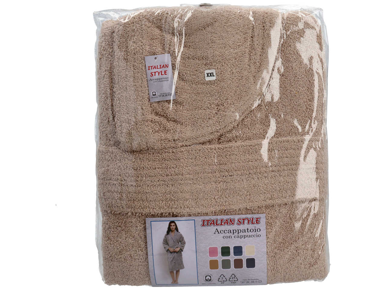 Accappatoio spugna unisex assortito