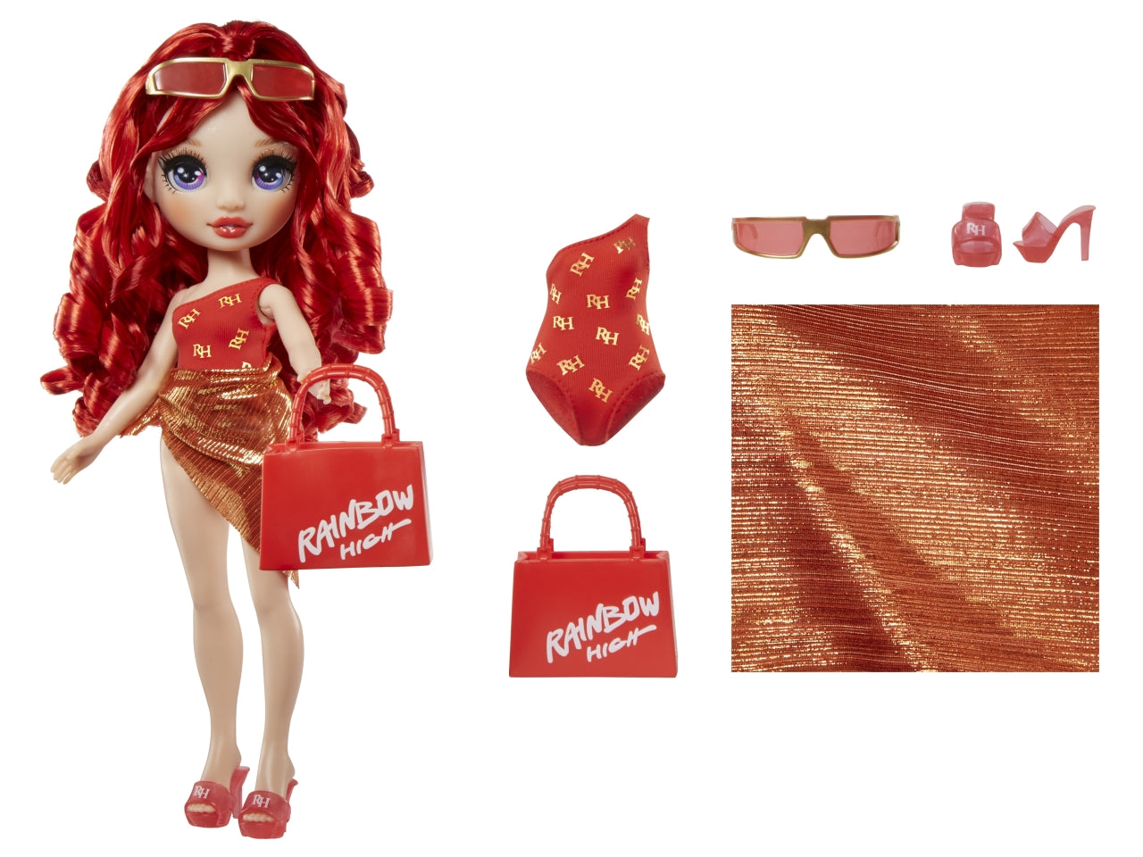 Rainbow high swim & style fashion dolls assortiti $