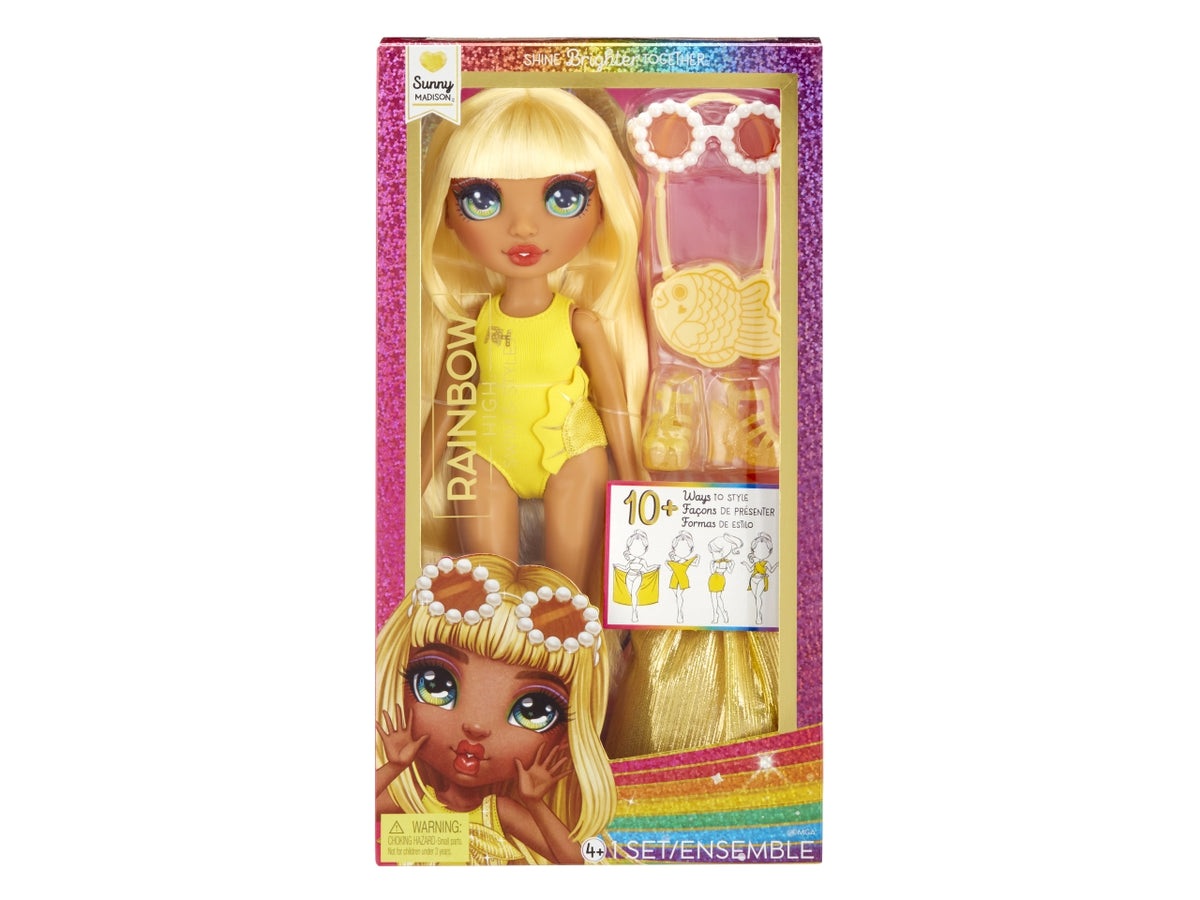 Rainbow high swim & style fashion dolls assortiti $