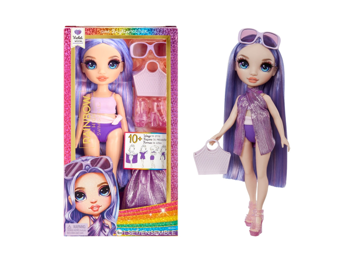 Rainbow high swim & style fashion dolls assortiti $