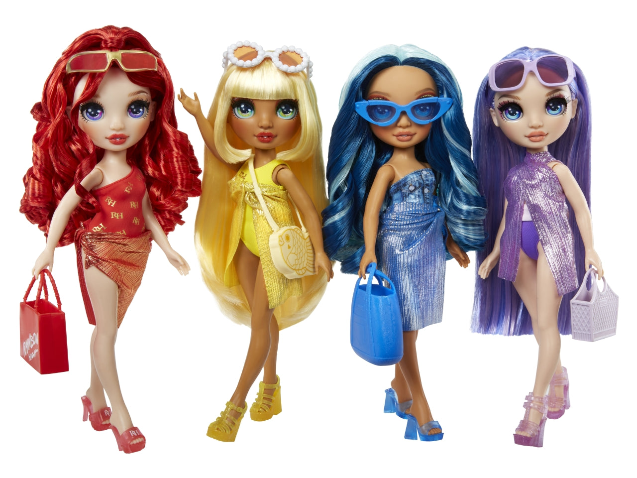 Rainbow high swim & style fashion dolls assortiti $