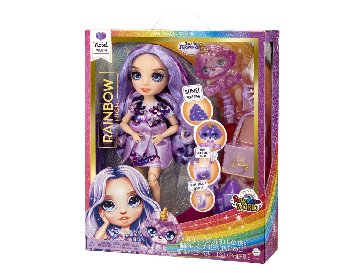Classic rainbow fashion doll- violet viola $