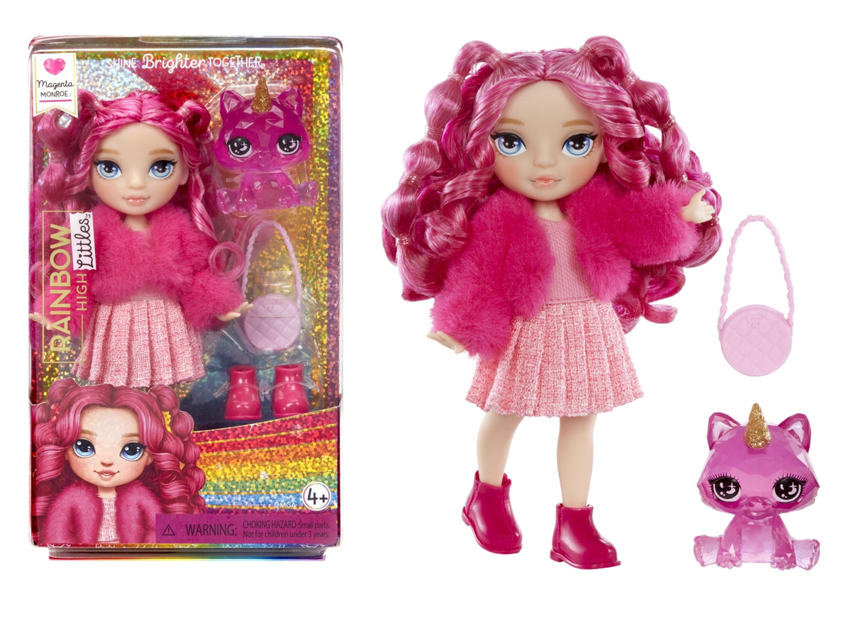 Rainbow High Littles Dolls Magenta: Bambolina Fashion di 14 cm con Abiti e Accessori Rimovibili, Gioco Unisex per Bambini 4+ | MGA Entertainment