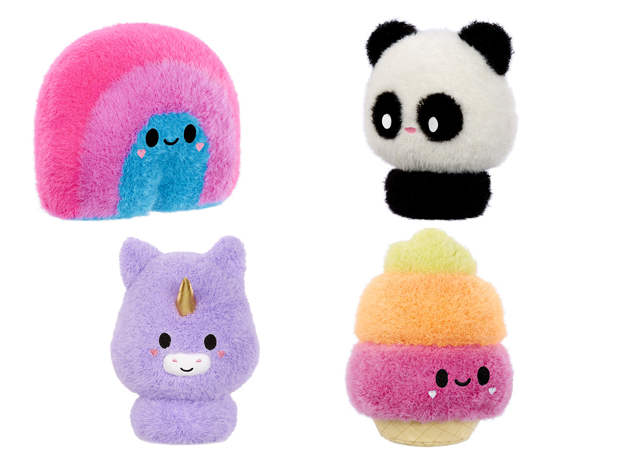 Fluffie Stuffiez Large Plush: Peluche Multicolor con Attività Interattiva di Rimozione e Riempimento, Gioco Unisex per Bambini 4+ | MGA Entertainment