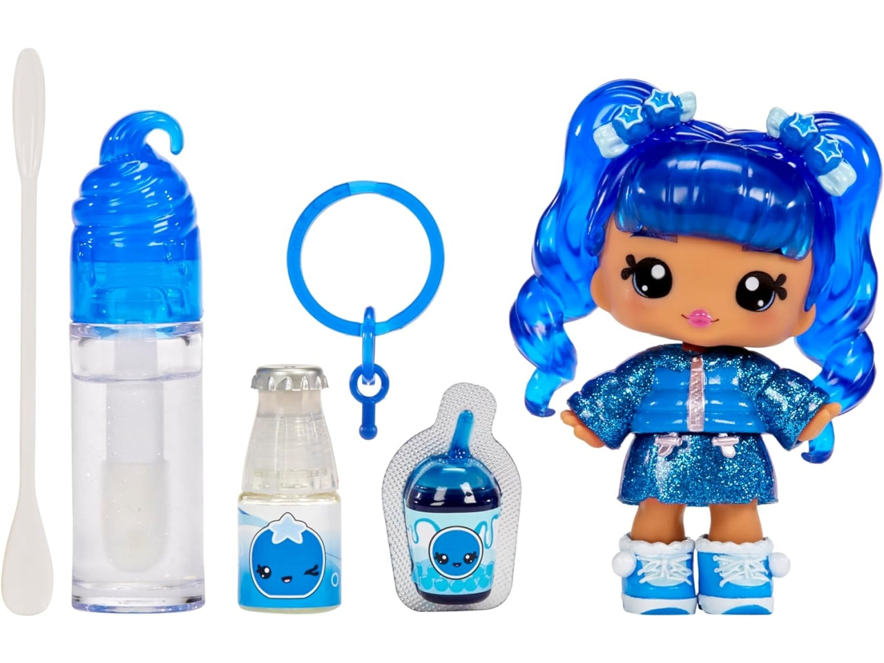 Yummiland Lipgloss Doll Character: Bambola Multicolor con Lucidalabbra Personalizzabile, Gioco Unisex per Bambini 4+ | MGA Entertainment