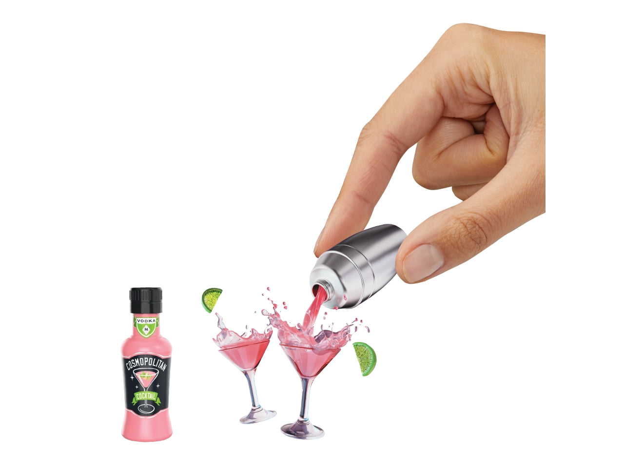 MGA's Miniverse - Make It Mini Happy Hour: Set Fai-da-Te con Sfera e Accessori in Miniatura per Creare Cocktail da Collezione, Gioco Unisex per Bambini 8+ | MGA Entertainment $