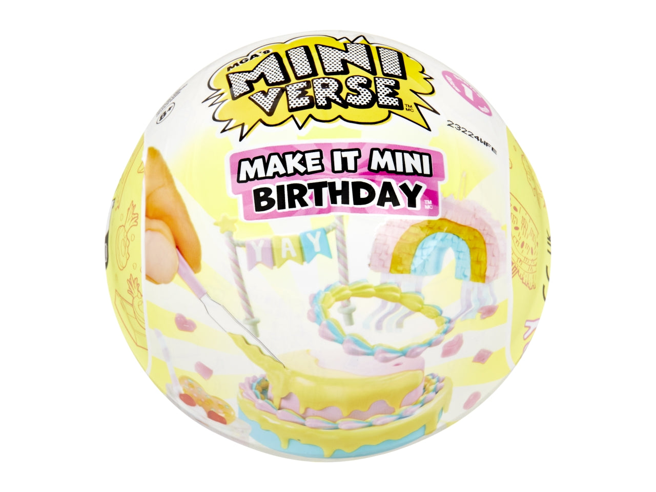 MGA's Miniverse Celebration 15pc: Set Fai-da-Te con Sfera e Accessori in Miniatura per Creare Feste a Tema, Gioco Unisex per Bambini 8+ | MGA Entertainment