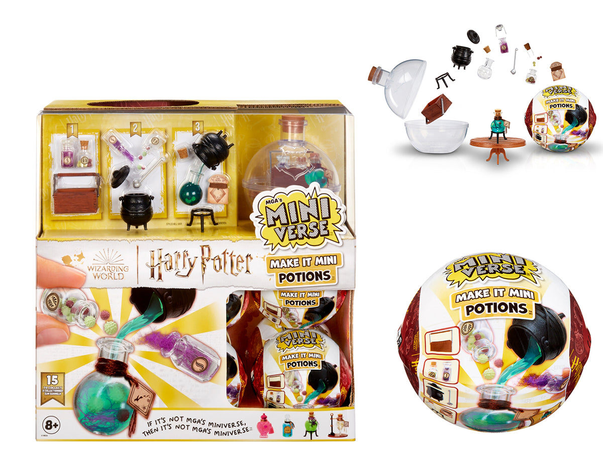 MGA's Miniverse - Harry Potter Make It Mini Potions: Set Multicolor con Miniature di Pozioni e Accessori, Gioco Unisex per Bambini 8+ | MGA Entertainment $