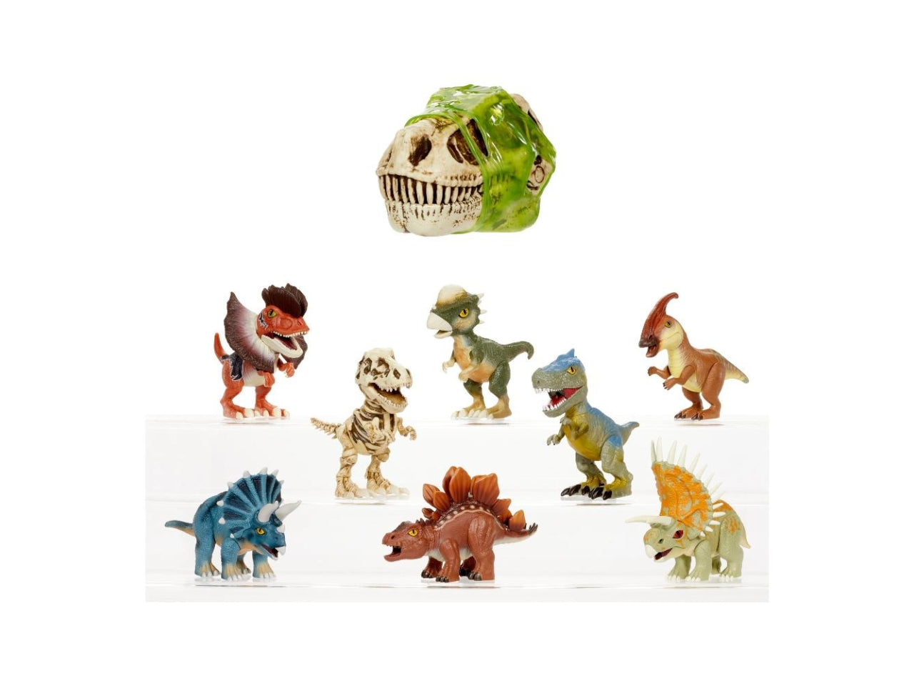 Grossmos Blind in Sidekick: Set Multicolor con Testa di Dinosauro, Dinosauro e Slime, Gioco Unisex per Bambini 4+ | MGA Entertainment