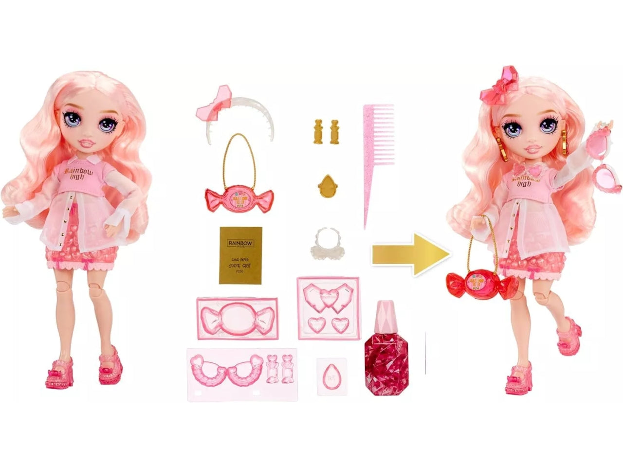 Rainbow High creative crystals fashion doll bella per età 8+ | Mga