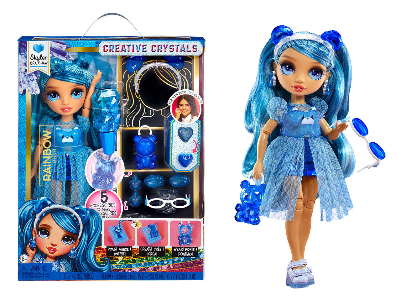 Rainbow High creative crystals fashion doll- skyler | Mga