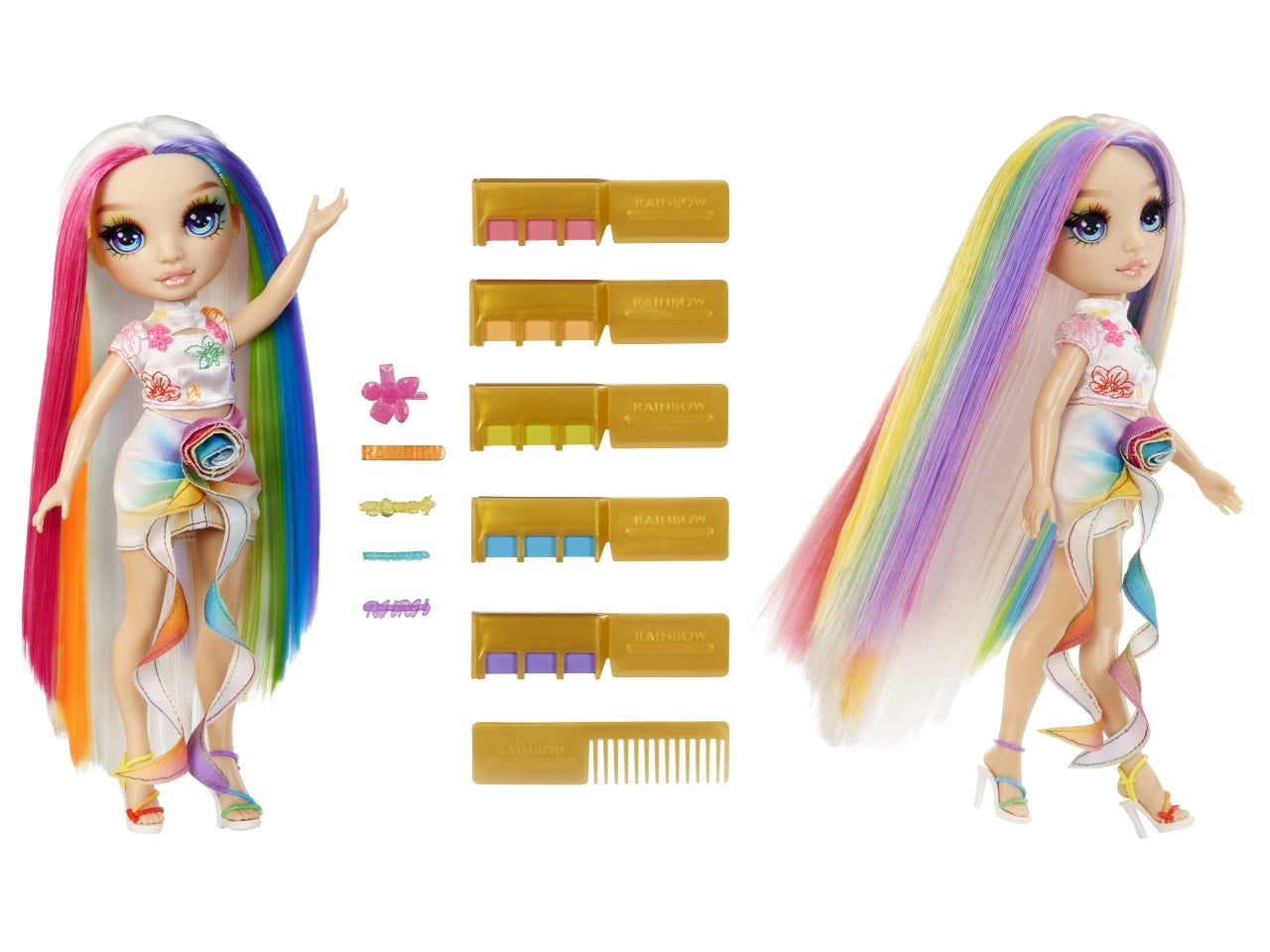 Rainbow High hair chalk & style doll- amaya rainbow | Mga