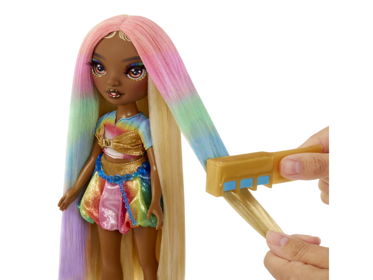 Rainbow High hair chalk & style doll- meline gold | Mga