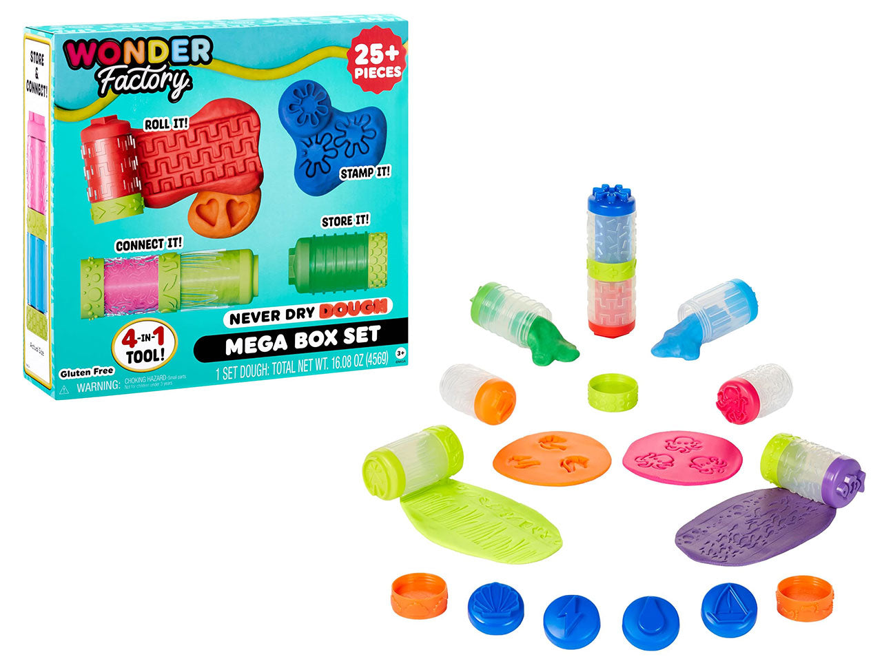 Wonder factory never dry dough mega box set | Mga