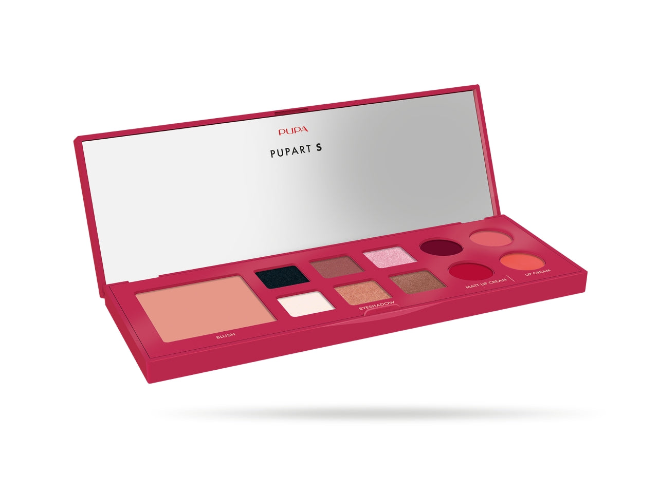 Trousse Pupart Small Burgundy Palette make-up per trucco viso, occhi e labbra | Pupa