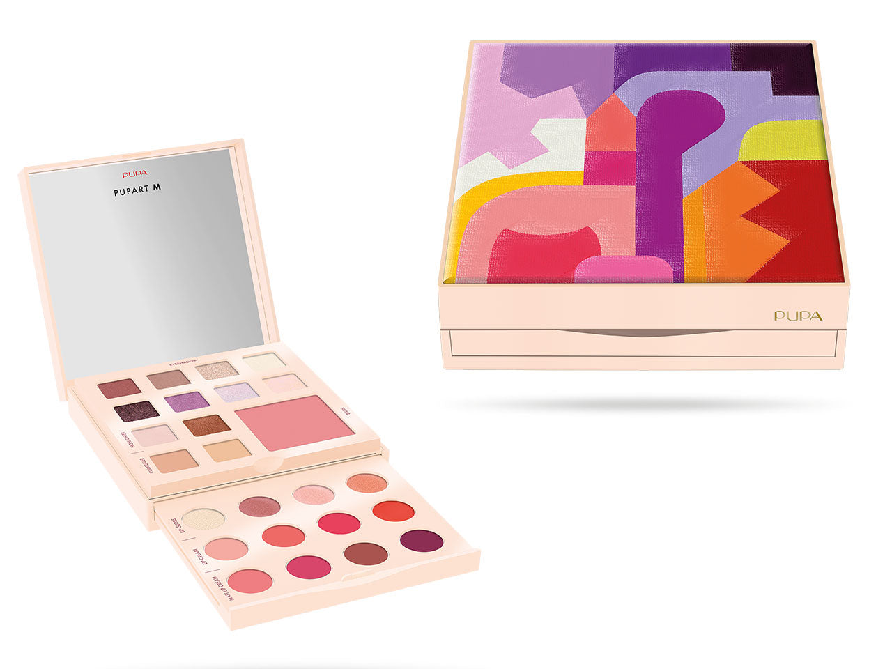 Trousse Pupart Medium Ivory Palette make-up per trucco viso, occhi e labbra | Pupa