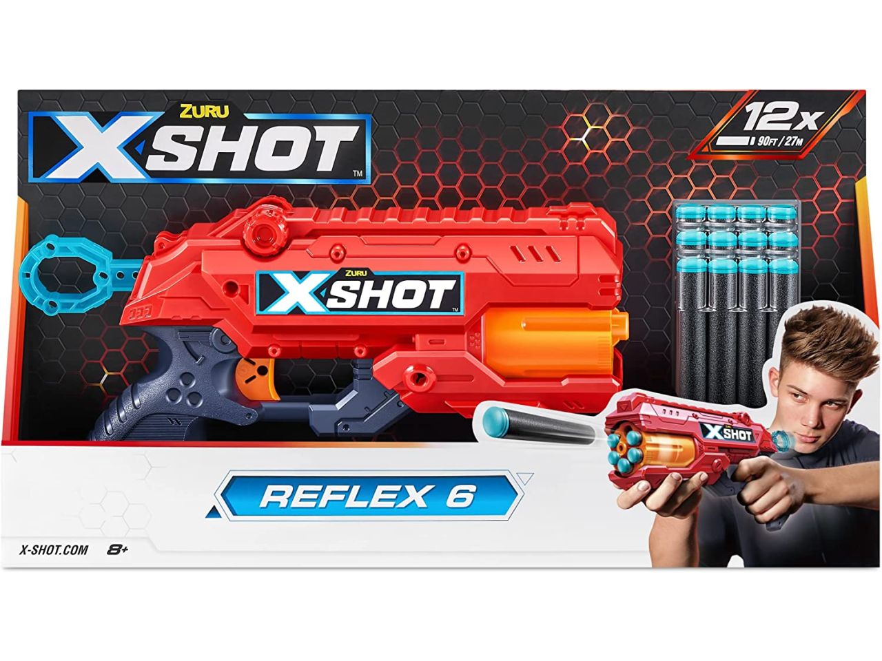 X-shot reflex con 16 dardi