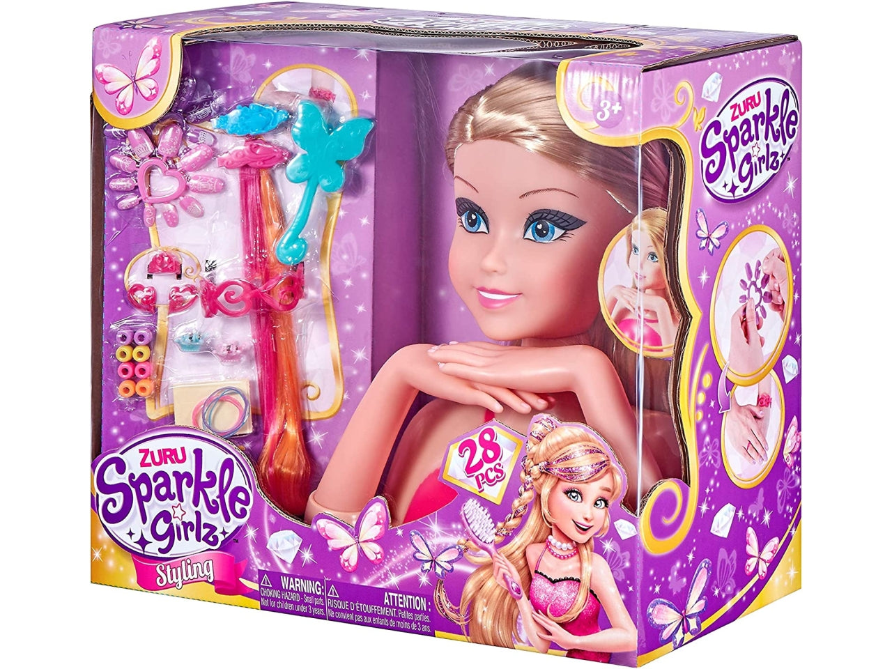 Sparkle girl princess acconciature e manicure