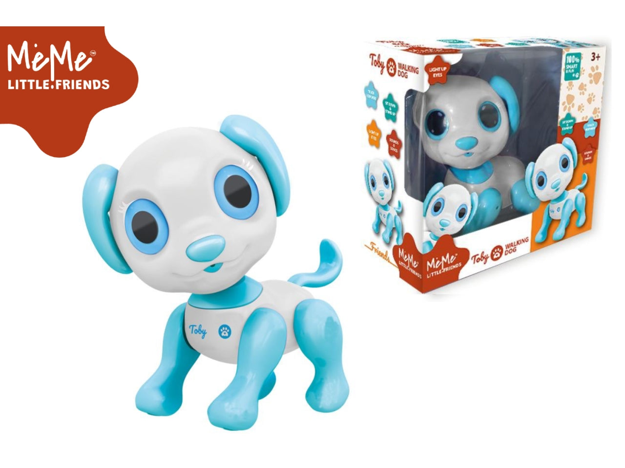 Meme little friends toby cagnolino multifunzione