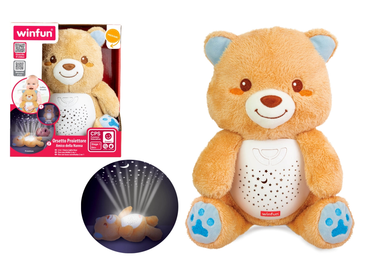 Orsetto proiettore amico della nanna